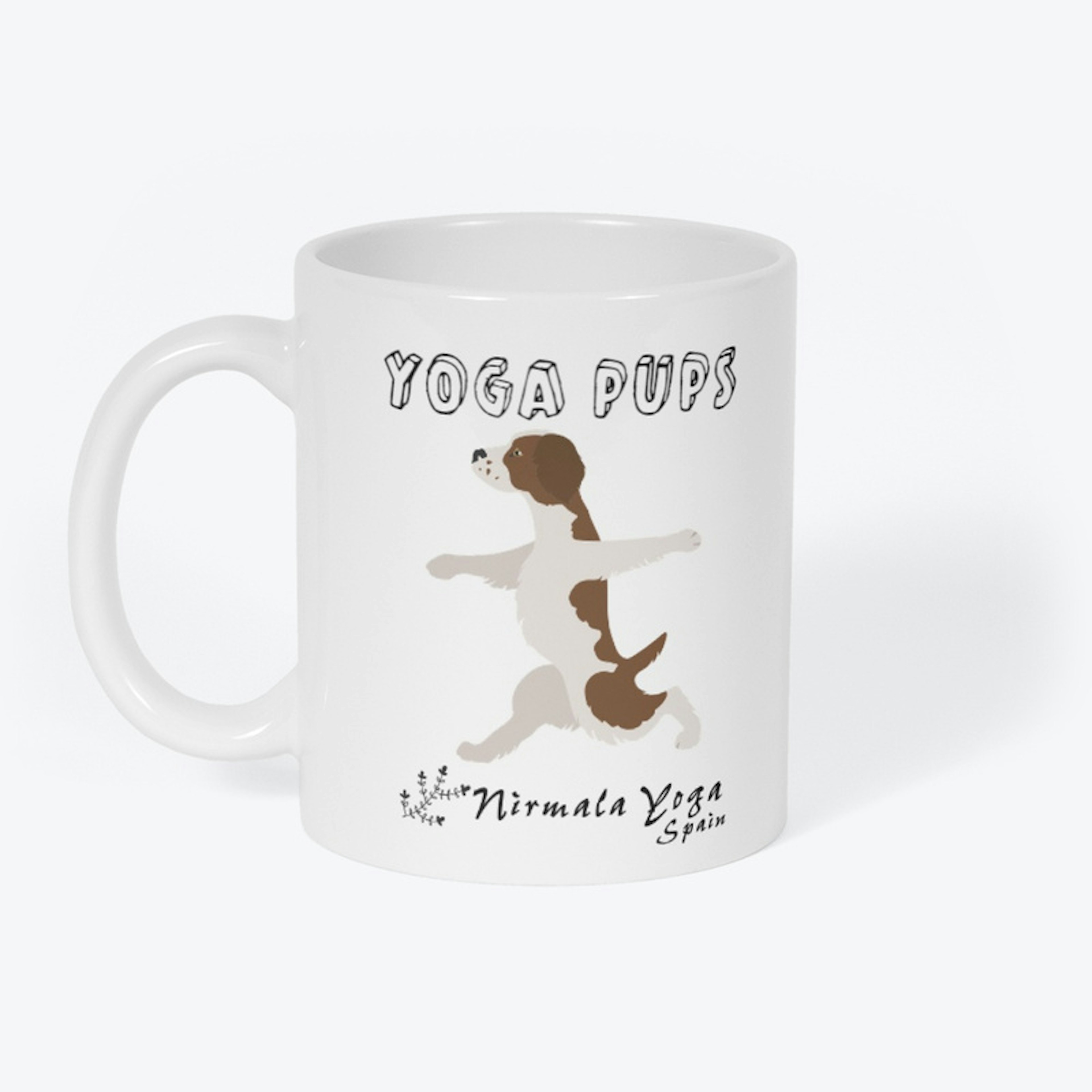 Spaniel/Pointer "Yoga Pups" Mug
