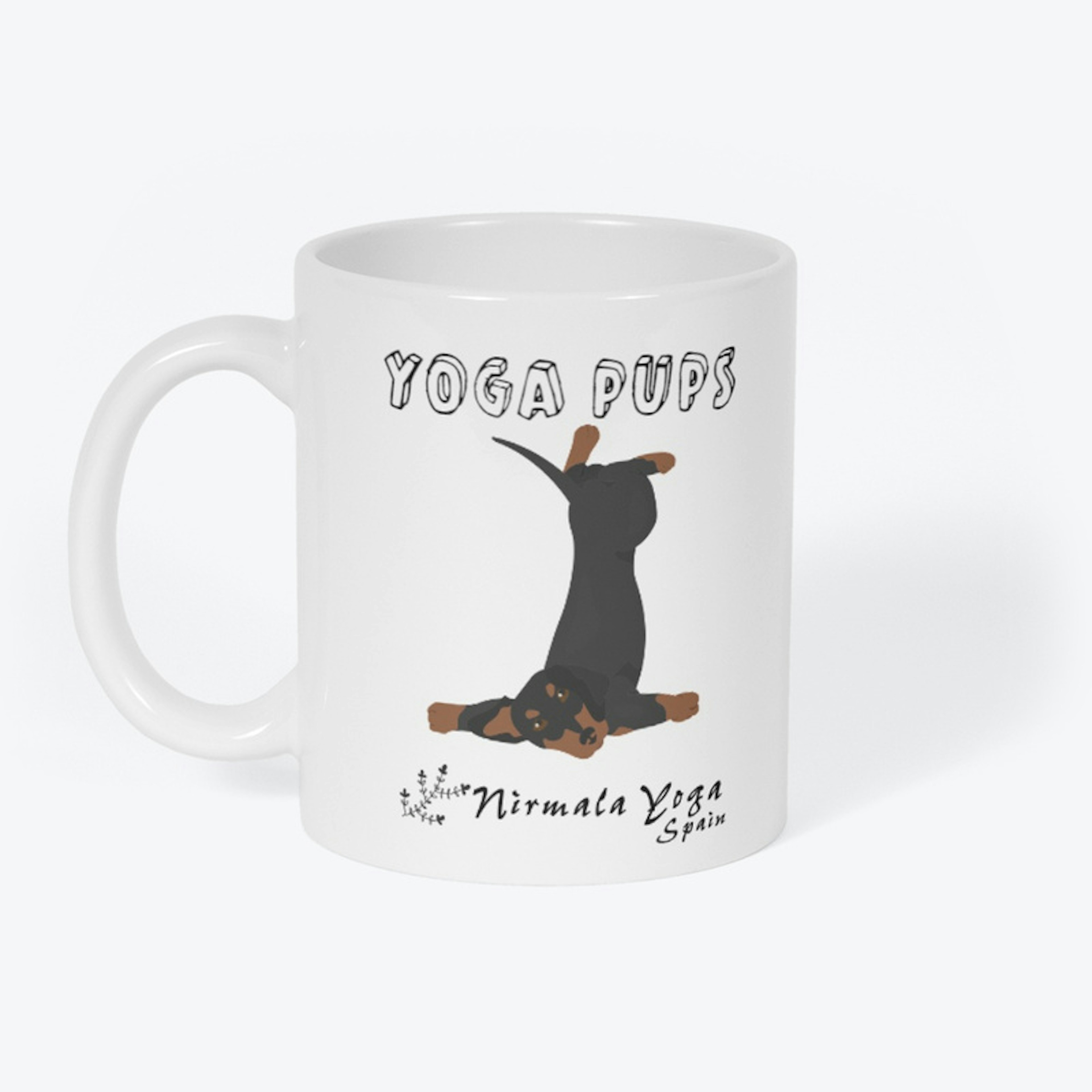 Dachshund "Yoga Pups" Mug